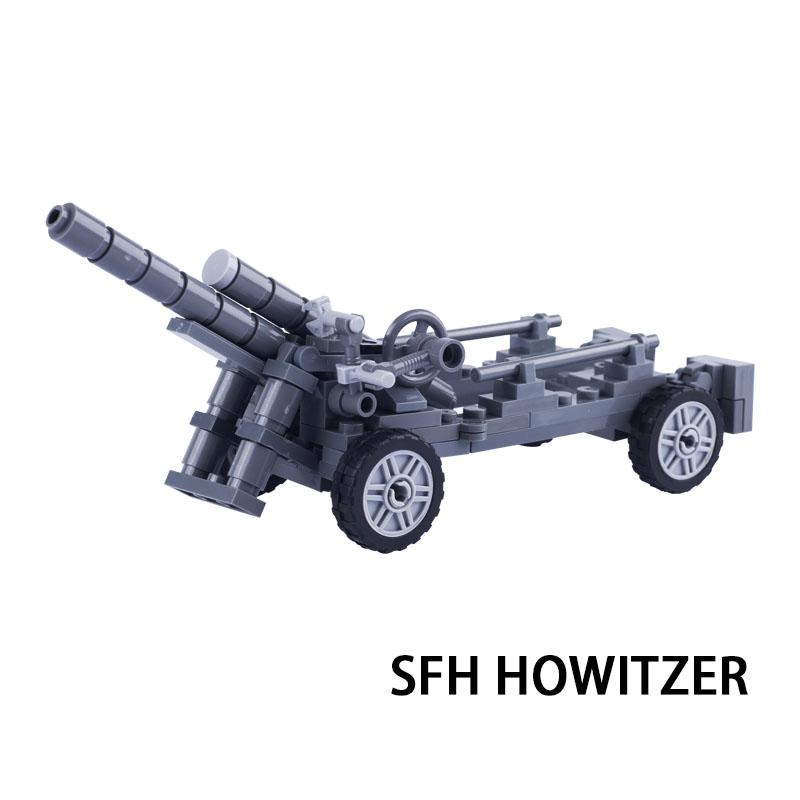 MOC Bricks Toys Military Army Accessories WW2 Soviet Tank Gun Weapons Soldier Figures Building Infantry Rocket Launchers Blocks