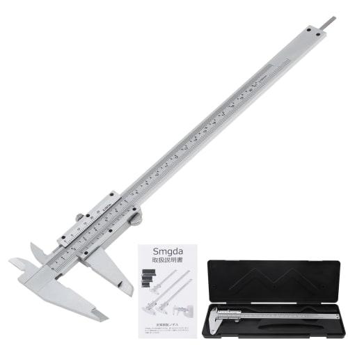 Smgda Vernier Caliper, 200mm, 0.02mm Accuracy, Carbon Steel, Multi-Function Caliper for Measuring Inner/Outer Diameter, Depth, and Steps, with Storage