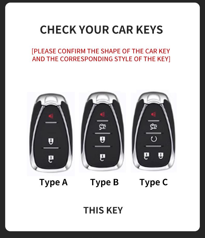 Chevrolet Explorer, Malibu XL, and Cruze Key Cover for Men & Women