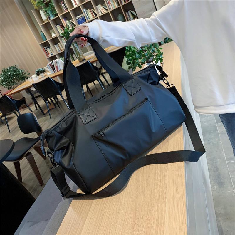 Business Trip Short-distance Travel Bag Women's Portable Men's Lightweight Large-capacity Duffel Bag Single Shoulder Oblique Span Sports Fitness Bag