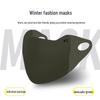 Women's Winter Windproof Sponge Mask: Warm, Dustproof, Seamless, Washable, Eye Corner Protection
