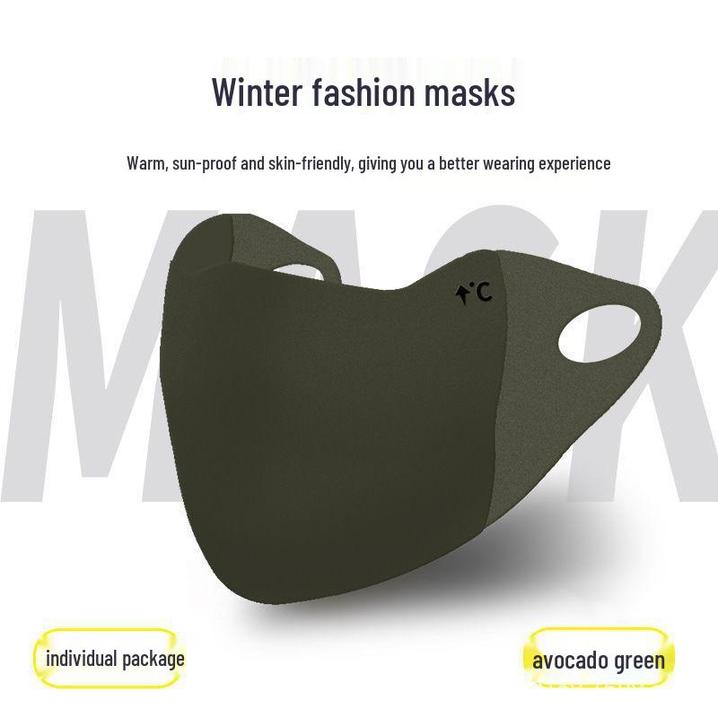 Women's Winter Windproof Sponge Mask: Warm, Dustproof, Seamless, Washable, Eye Corner Protection