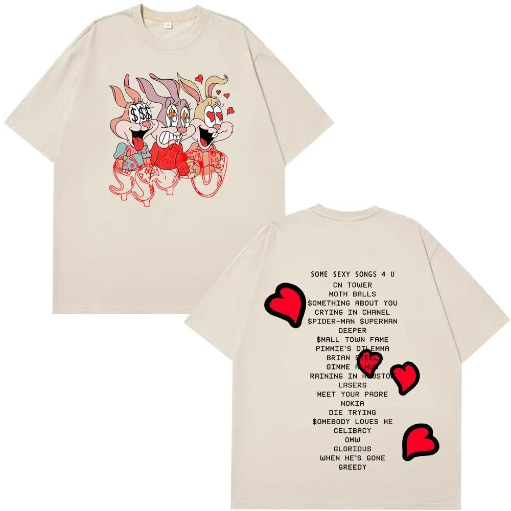 Rapper PARTYNEXTDOOR & Drake Some Sexy Songs 4 U SSS4U 2025 Vintage T-Shirt Men's Women Tee Cotton Oversized Aesthetics T Shirt