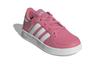 adidas Neo Breaknet Casual Slip Resistant Abrasion Resistant Low Top Kids' Skateboarding Shoes Pink White Kids' GW2893