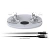 VR Controller Charging Station Magnetic Charger LED Light for PS VR2 Controllers Magnetic Charger Stand TypeC Adapter