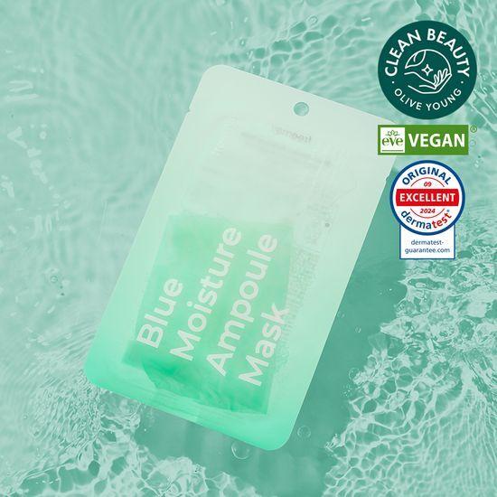 8-layer hyaluronic acid/deep moisturizing Freemay Blue Moisture Ampoule Mask (1 sheet)