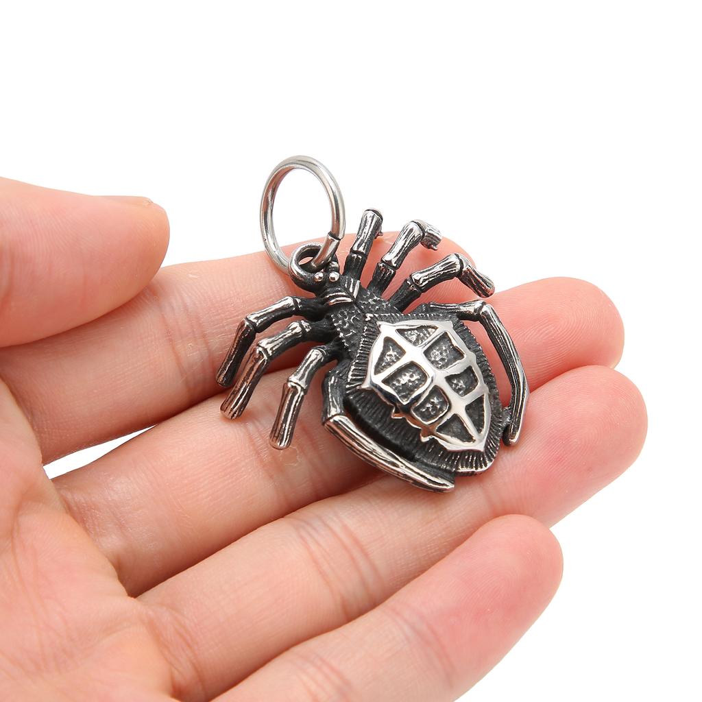 Clip On Charm Pendants Spider Shape Zipper Pendant DIY Jewelry Supplies for Senior