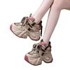8CM dad shoes women's ultra-light 2025 autumn new versatile casual shoes thick-soled small inner height-increasing women's shoes