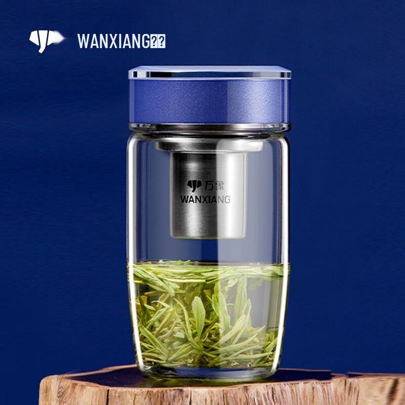 WANXIANG U183 Single Wall Glass Tea Bottle with Infuser