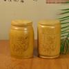 Handmade Bamboo Tea Storage Box Chinese Carved Tea Canister Lid Seal Kitchen Storage Jars Accessories Spice Box Organizer