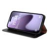 FIERRE SHANN For iPhone 17 Pro Case PU Leather Flip Stand Wallet Phone Cover
