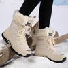 Autumn and Winter Snow Boots, Mother Shoes, Soft-soled Middle-aged Plus Velvet Non-slip Warm High-top Sports Women's Cotton Shoes