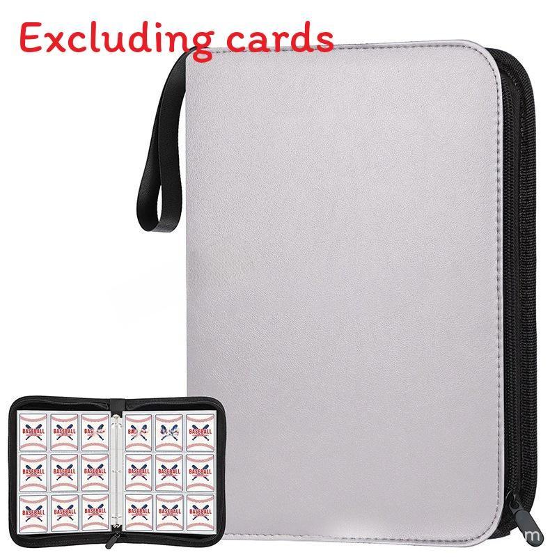 Nine Multi Color Grids Card Binder Holder Collection Book Loose Leaf Collectors