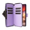 For Samsung Galaxy S26 Ultra Case 9 Card Slots Zipper Pocket PU Leather Phone Cover with Wrist Strap