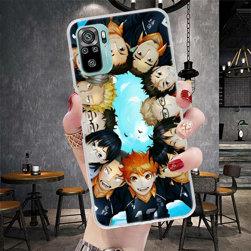 Haikyuu Oya Volleyball Anime Soft Phone Case For Xiaomi Redmi Note 15 14 14S 13 12 Pro Plus 12S 11 11S 11E 10 10S 11T 5G Fundas
