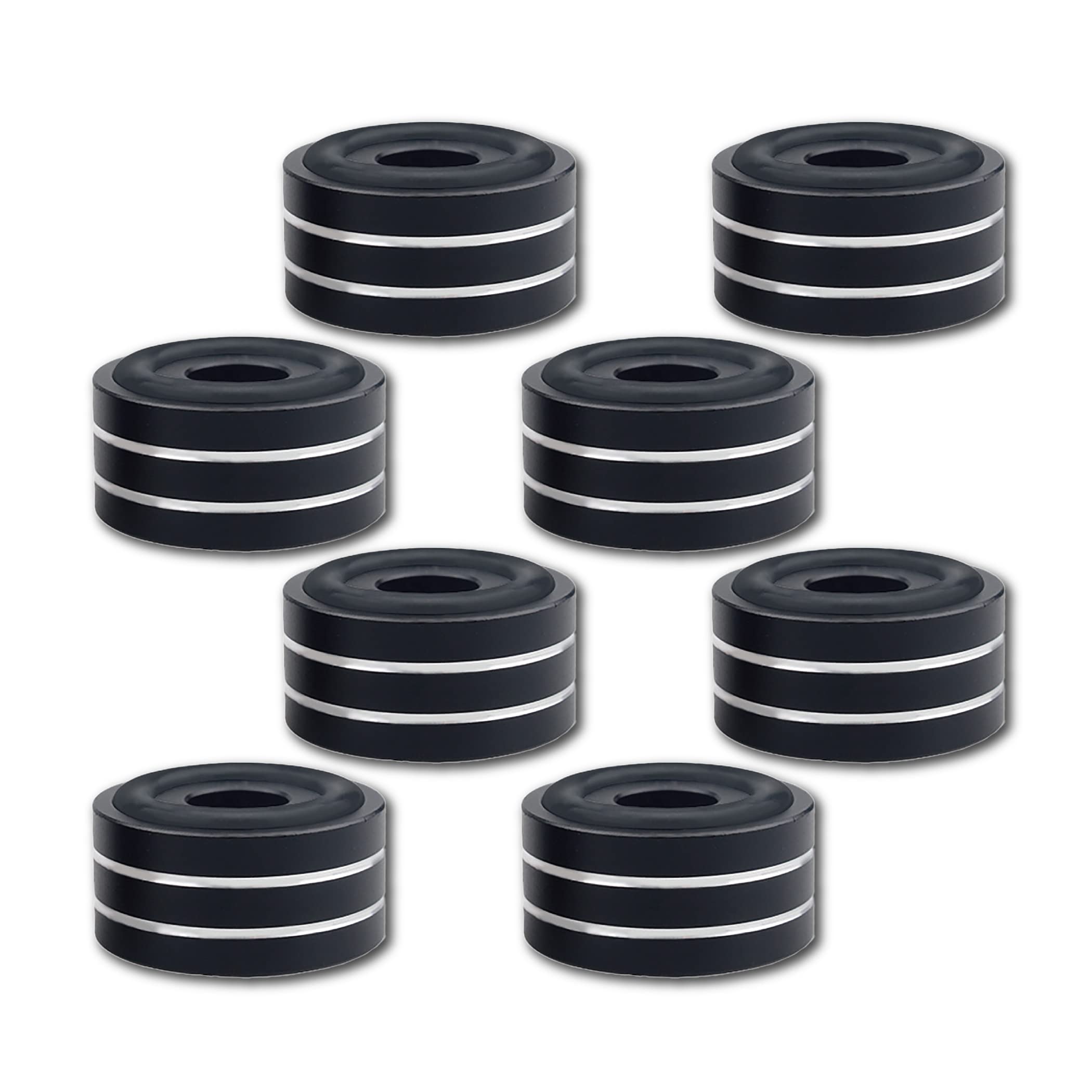 

HAMILO Audio Feedback Speaker 40mm Set Insulators, Prevention, Insulators, Approx. Diameter, 8-Piece (Black) чорний