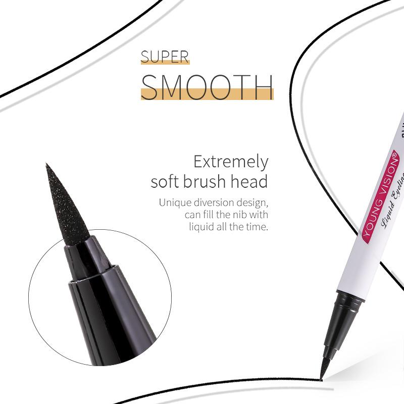 YOUNG VISION 5 Colour Set Square Water Smudge-proof Sponge Tip Eyeliner One Shot Eyeliner