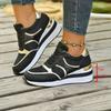 Large size platform sports casual women's shoes fashion lace-up single shoes fashion sports shoes