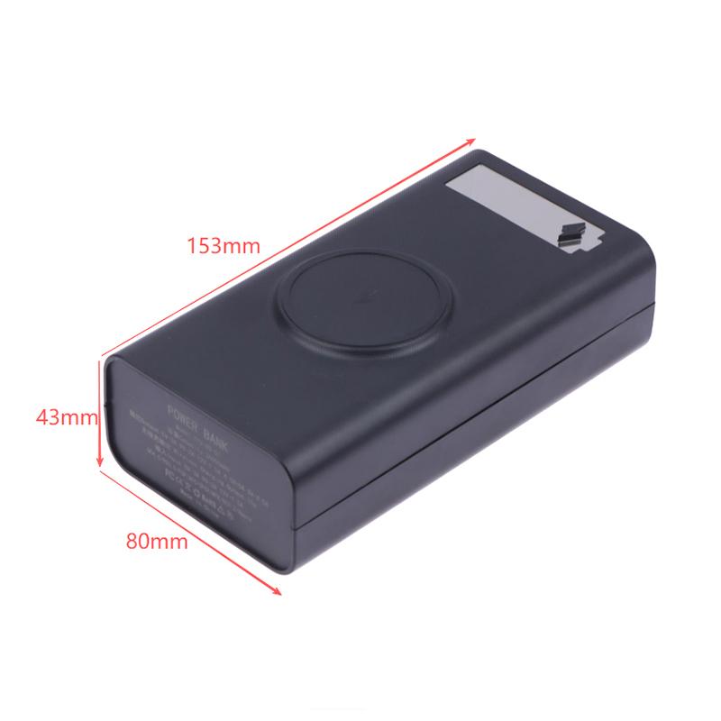 T12 Quick Charge Qc3.0 Diy 12 X 18650 Battery Power Bank Case Holder Portable Battery Storage Box With Lcd Display