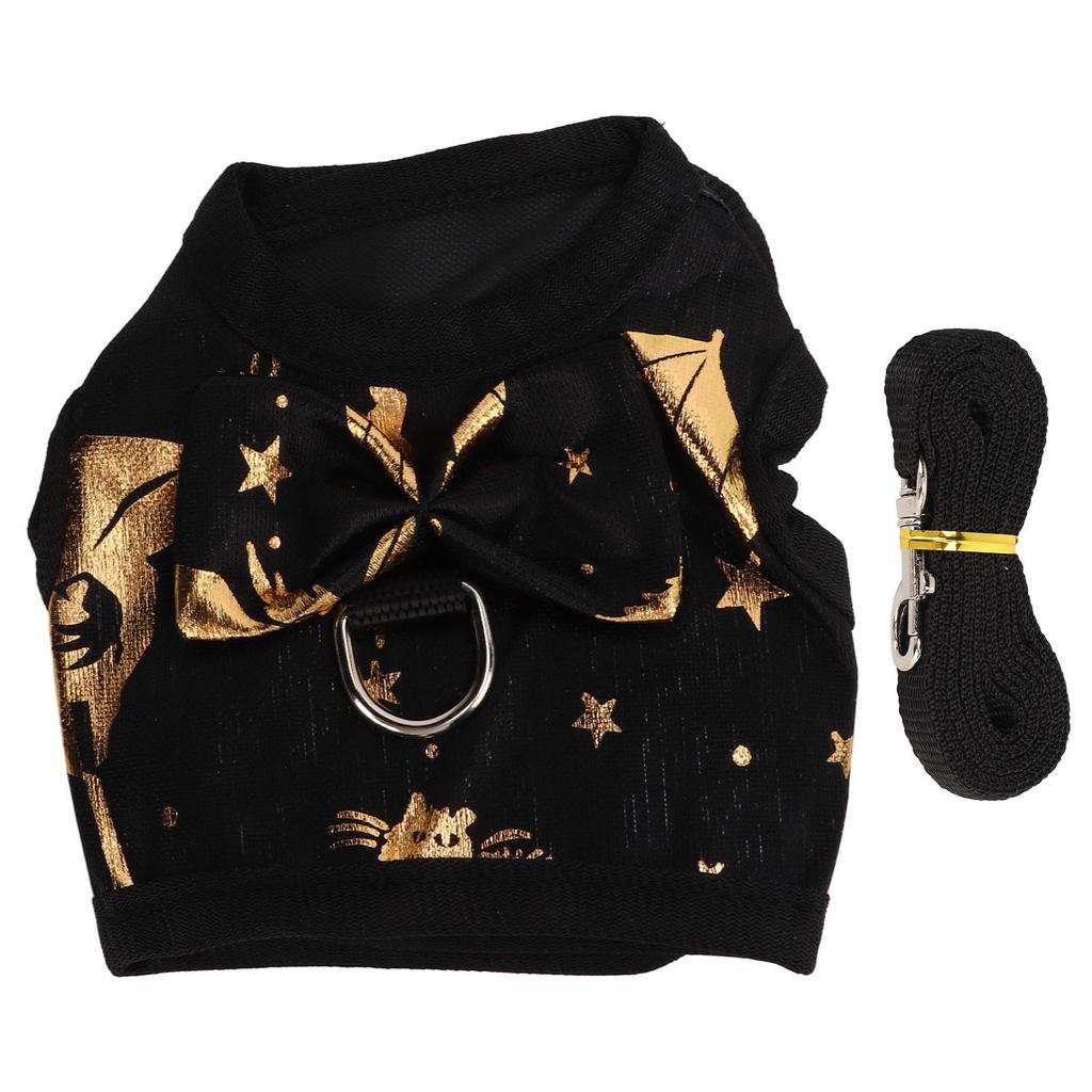 Rabbit Harness Leash Adjustable Soft Nylon Bunny Vest for Rabbit Ferret Bunny Kitten Guinea PigL