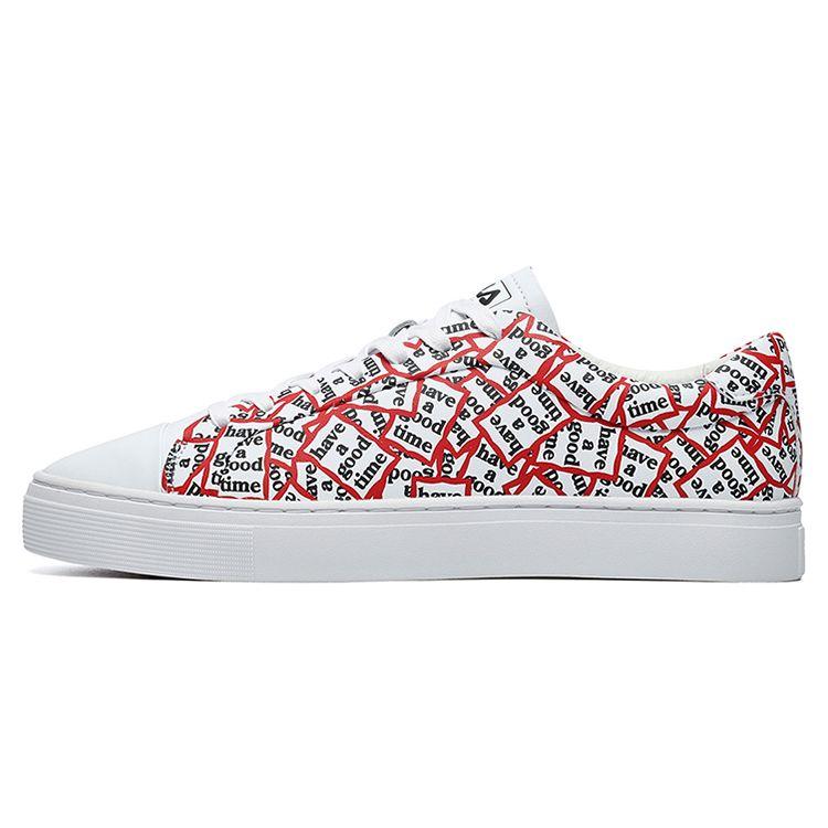 

Fila Hagt X 1911 Кожаные Удобные Прочные Низкие Кроссовки Мужские кроссовки Белый Красный F12M222207FWF 42.5