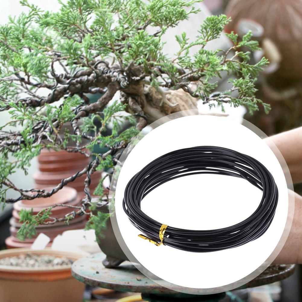 Bonsai Aluminum Wire Black Bonsai Modeling Wire Fadeless Antioxidant Soft Winding Multifunctional Handmade Orchard Garden Tools