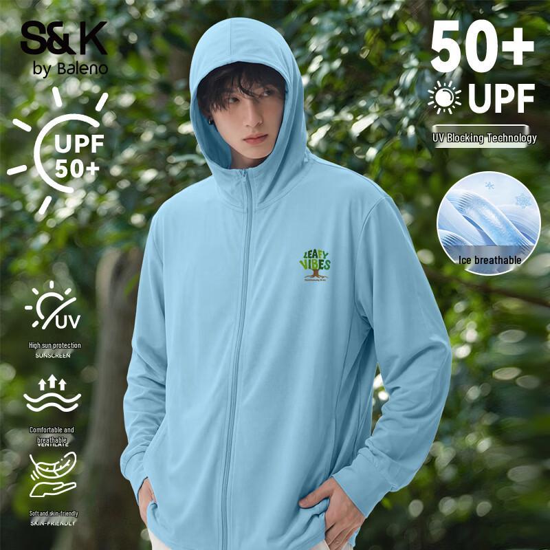 Baleno Men s UPF50+ Ice Silk Sun Protection Hoodie XL