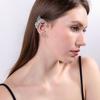 Gothic Elf Earcuffs Non Piercing Cartilage Climber Ear Wrapped Vintage Silver Stud Earrings Punk Hip Hop Earrings Gift
