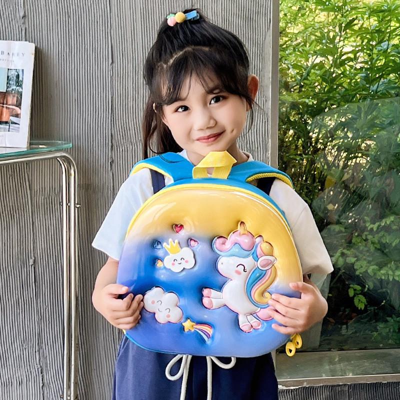 Cute Colorful Cartoon Children's Backpack For Kindergarten Boys And Girls With Spacious Design
