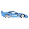 Hot Wheels Car Culture Silhouette Nissan 300ZX Mini Car Toy Blue JBK61 Ages 3 and Up