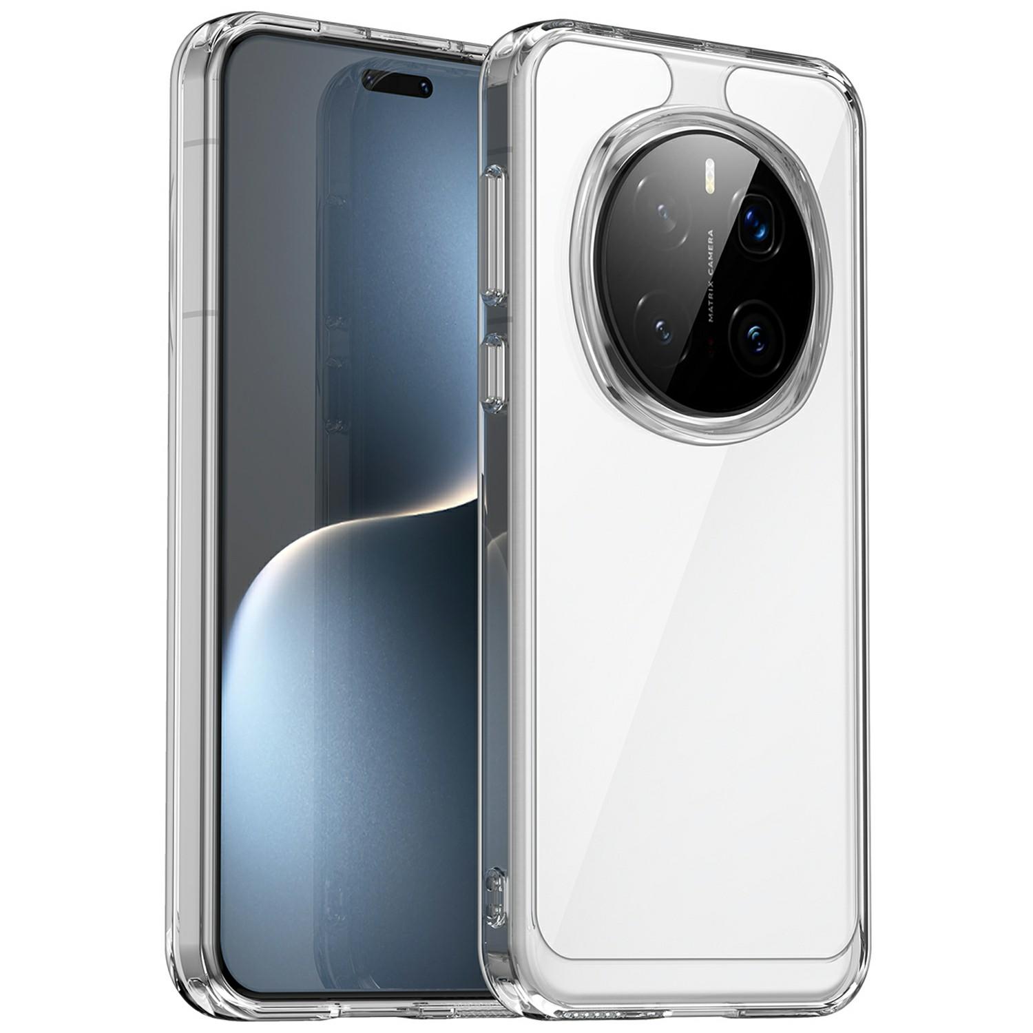 

For Honor Magic7 Pro 5G Case TPU+Acrylic Protective Clear Phone Cover Transparent