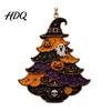 Durable Acrylic Event Decorations Halloween Tree Hanging Ornament Pumpkin Ghost Skull Seasonal Decor Spooky Pendant for Party Home Festive