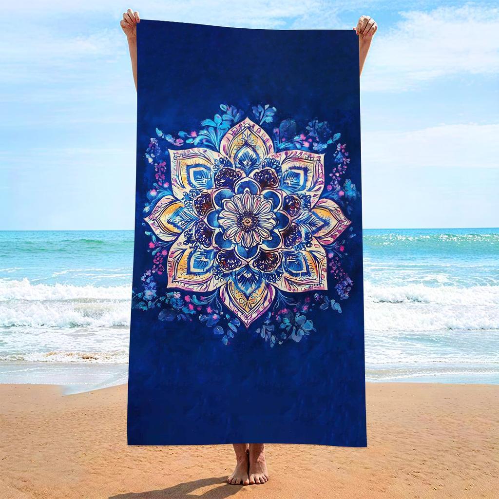 70x140 Microfiber Custom Printed Beach Towel - Absorbent & In Stock