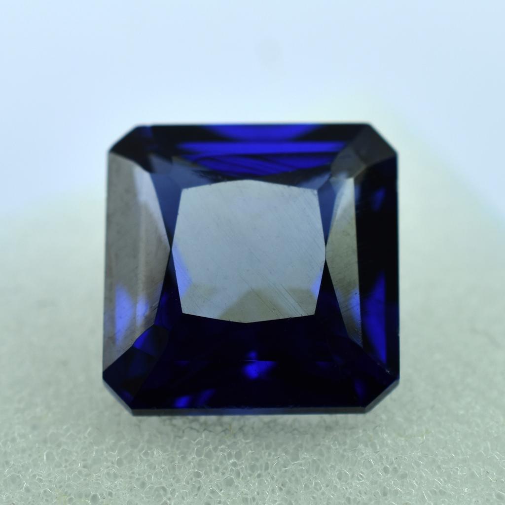 9 Ct Natural Flawless Ceylon Sapphire Square Cut   Blue Loose Gemstones