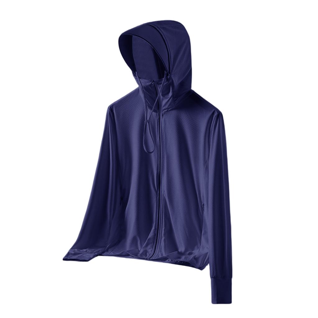 Lightweight Sun Jacket Set for Men and Women Quick Dry Breathable Zip Up Hooded Outerwear for Outdoor Activities