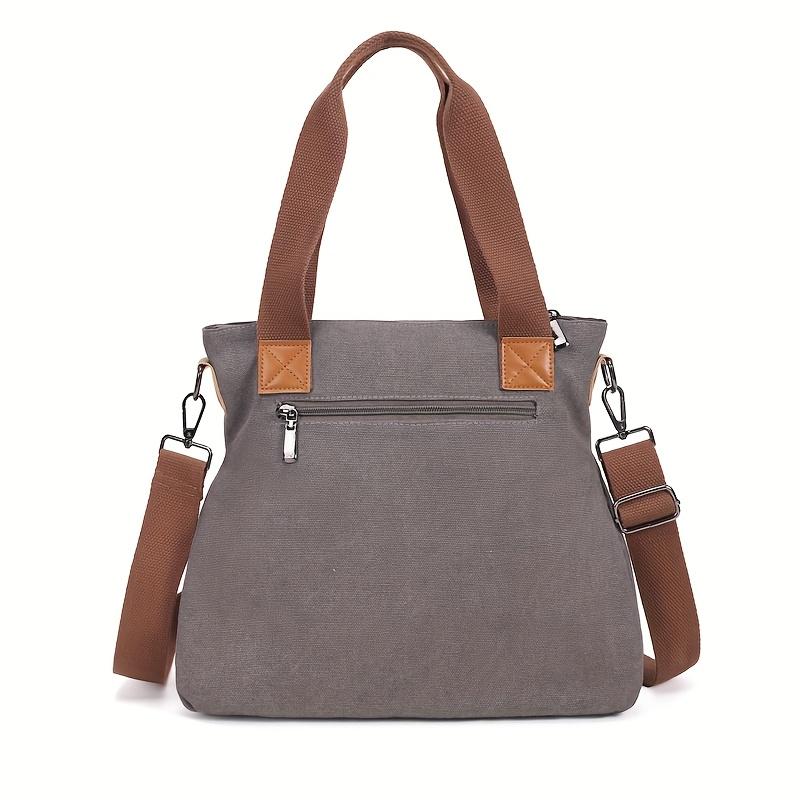 Preference for Bag Styles: Women'S Shoulder Bag Made of Canvas, Vintage Crossbody Bag, Fashionable and Casual Commuter Bag for Women
