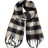 Autumn and winter new plaid scarf women's Korean atmosphere fashion versatile imitation cashmere thickened warm knitted scarf