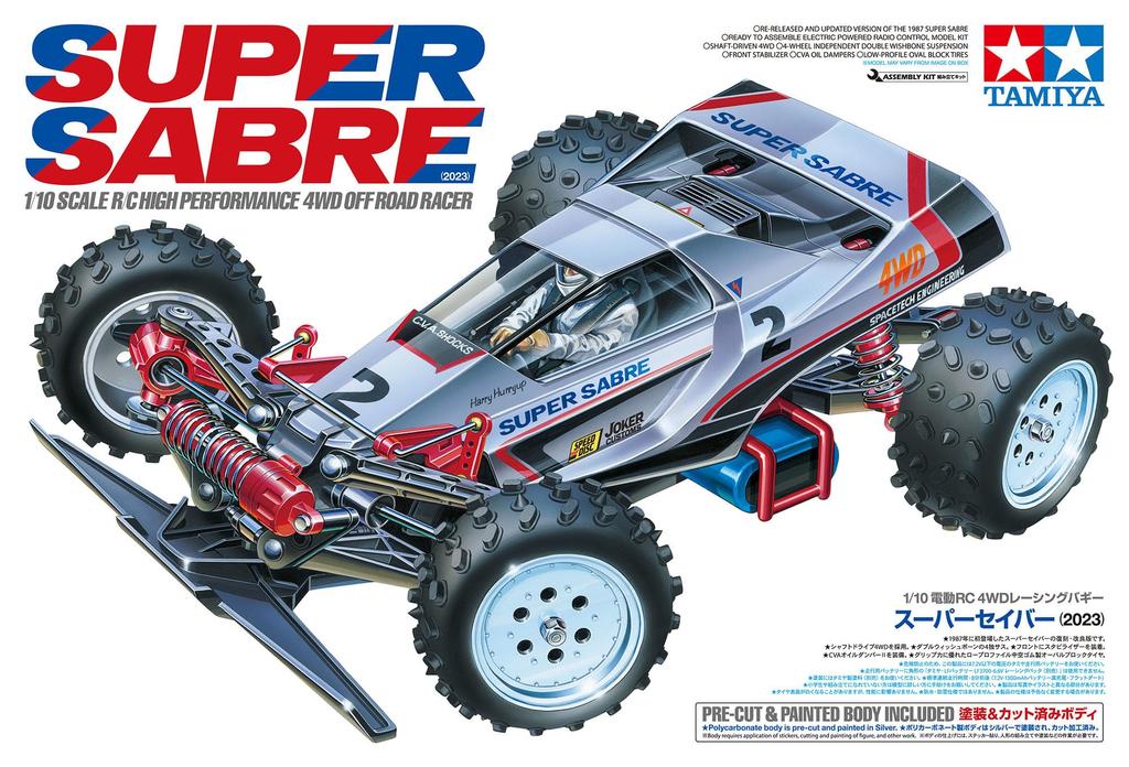 Tamiya 1/10 Electric RC Car Series No. 728 Super Sabre (2023) 58728