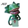 Sharp Teeth Halloween Prop Ornament, Realistic Horror Design Resin Figure, Scary Figure Fish Outdoor Decoration, Durable