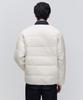 Musinsa Standard Daily Puffer Collarless Padded Jacket [Dusty Cream]
