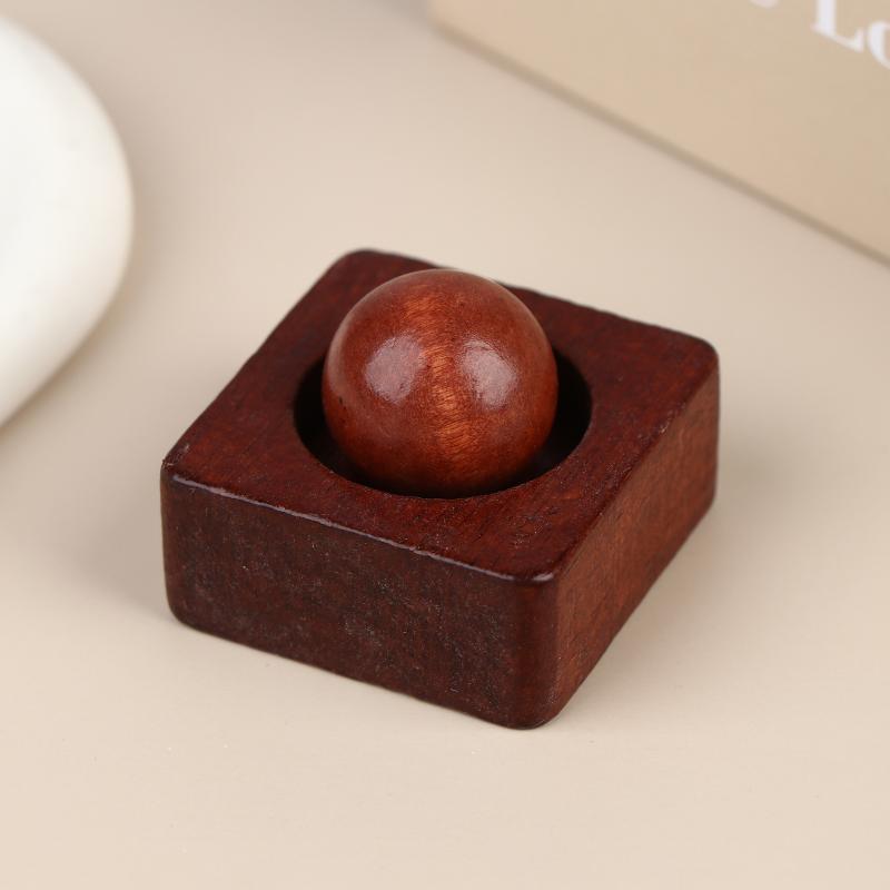 1PC Wooden Essential Oil Diffuser Fragrance Diffuser Ornament Solid Wood Fireless Aromatherapy Diffuser For Home Decoration