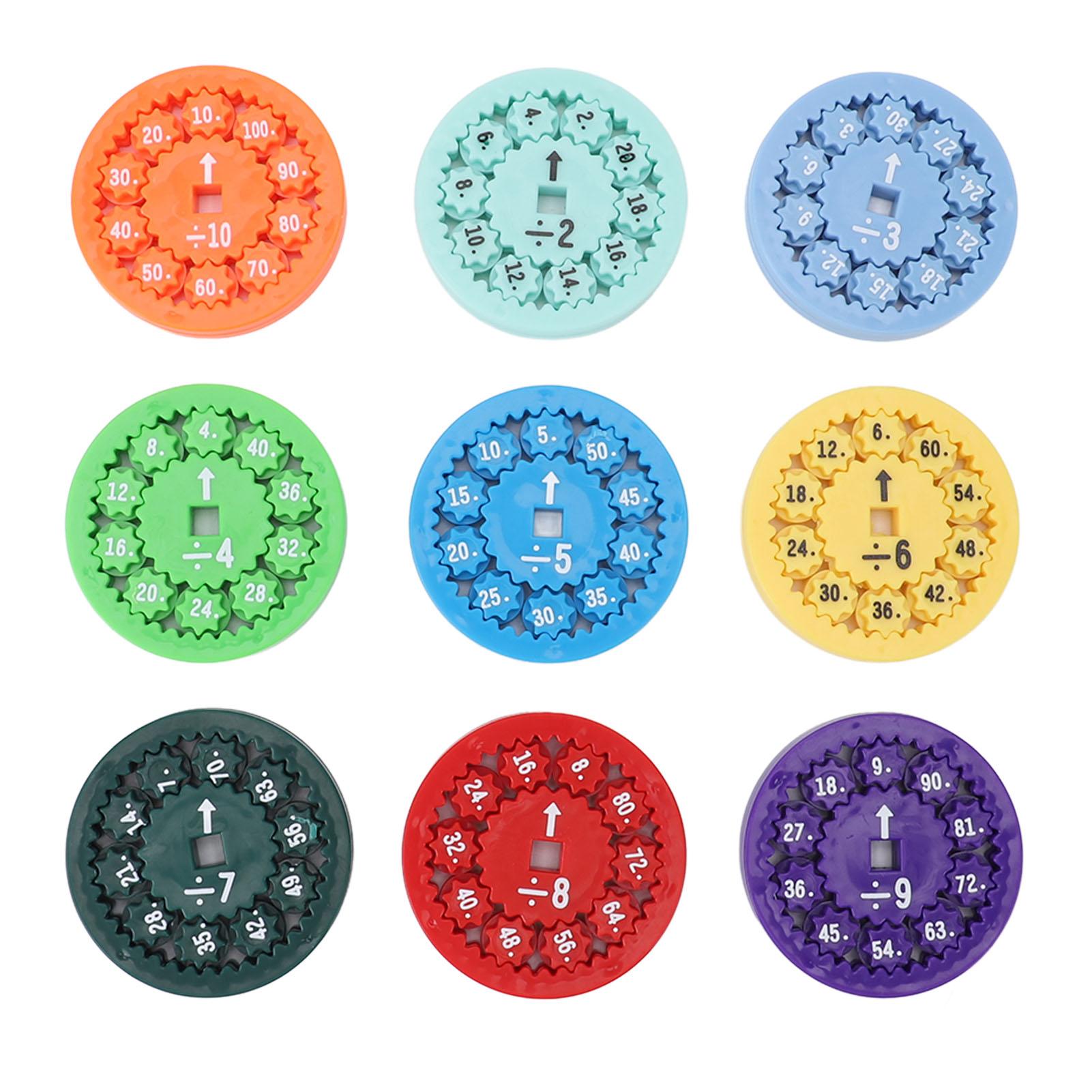 

Математические факты Вращающаяся игрушка Красочная увлекательная интерактивная математическая обучающая образовательная игрушка Игра для взрослых K Subtraction