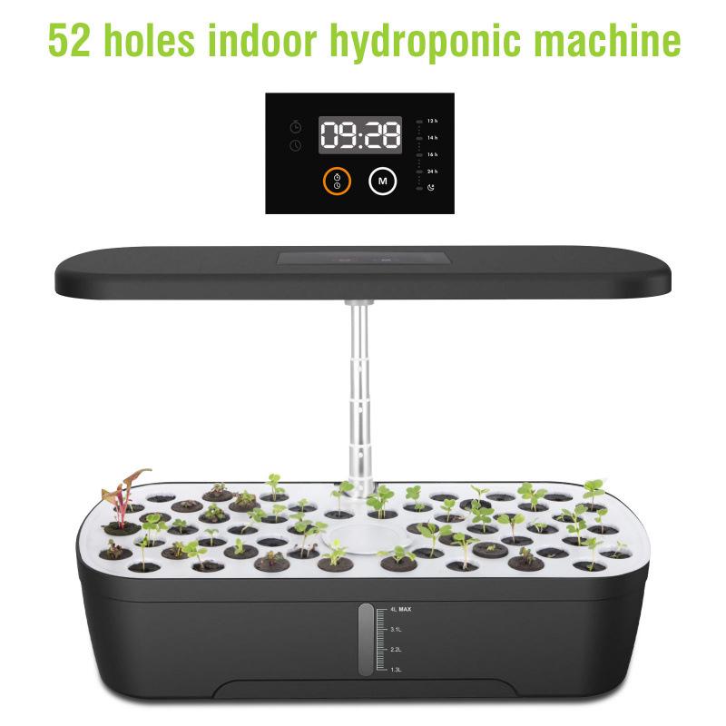 Premium Smart Hydroponic Planter Kit with Growth Lamp for Soilless Cultivation