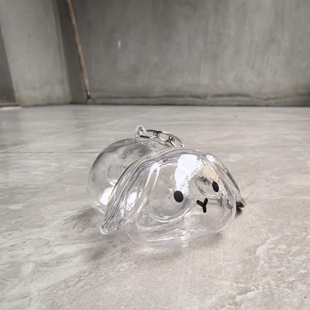 Hair Container Rabbit Hair Collector Transparent Rabbit Hair Storage Box  Jewelry Gifts