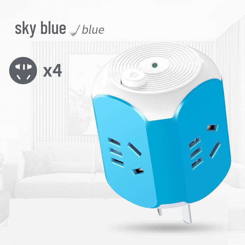 Szybka ładowarka USB kostka konwerter: Wielofunkcyjna Mini Listwa Zasilająca i Adapter Wtyczki