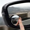 1 Set 5cm Universal Car 360 Blind Spot Side Mirror Stick On Glass Adjustable Safety Lens Security Protection Car Accessories