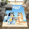Bluey Bingo Adventure Carpet Suitable for Balcony Entryway Hallway Dining Room Antislip Carpet Decorate Offices Perfect Gift for Friends & Family