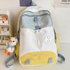 School bag children, elementary school students, girls, junior high school students, cute high school, high value, contrasting color backpack
