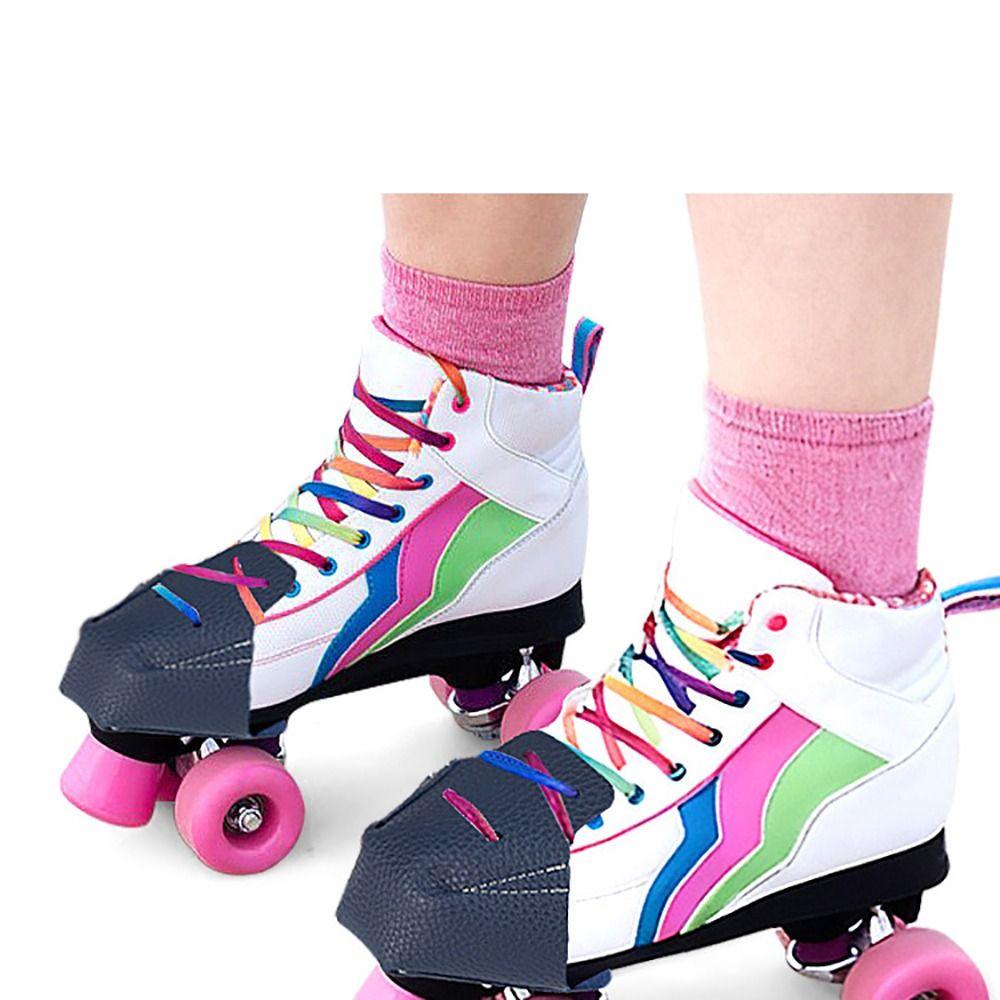 NEW Leather Roller Skate Guards Foldable Anti-friction Shoe Cap Protection Adjustable Protective Cover Roller Skating