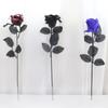 Simulation Eyeball Fake Flower Handmade Artificial Black Rose Halloween Eyeball Rose  Wedding